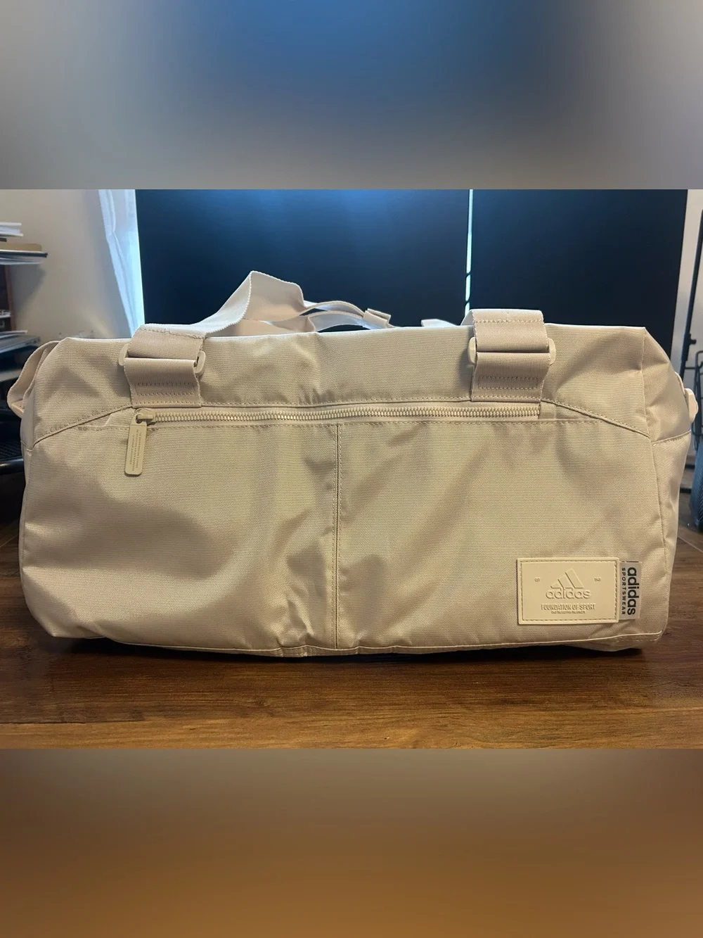 adidas Light Beige Men’s Duffel Bag- Brand New, Never Used